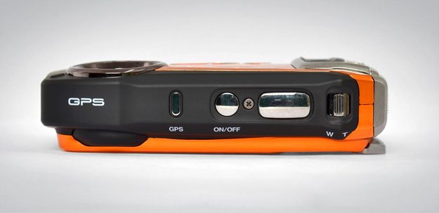 Fujiflim FinePix XP150 Review camera top controls gps buttons