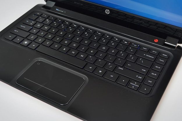 HP Envy 4 Ultrabook review keyboard