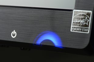 LG IPS235V monitor review power button