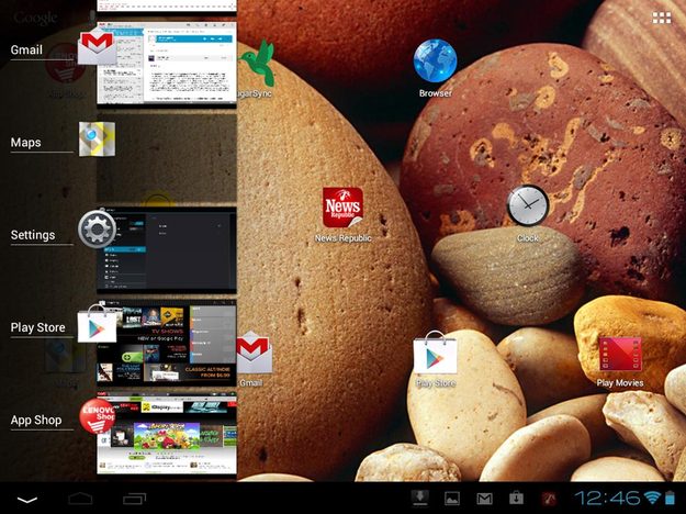 Lenovo IdeaTab S2109 review screenshot menu android 4.0 ice cream settings tablet
