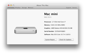 System Info (Mac OS X Lion)