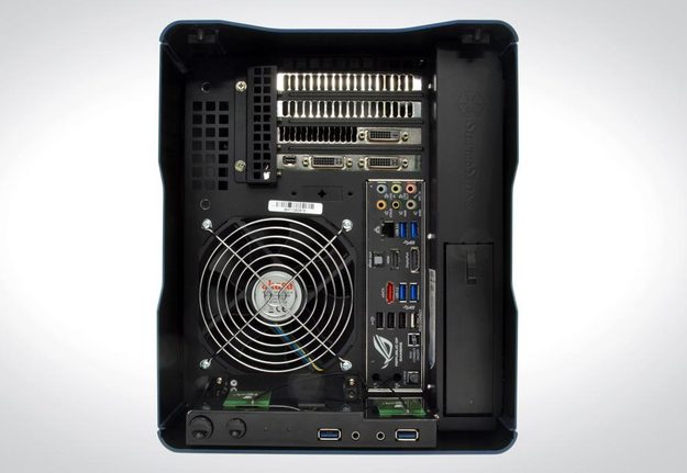 Maingear F131 review top ports inputs gaming tower pc cooling fan
