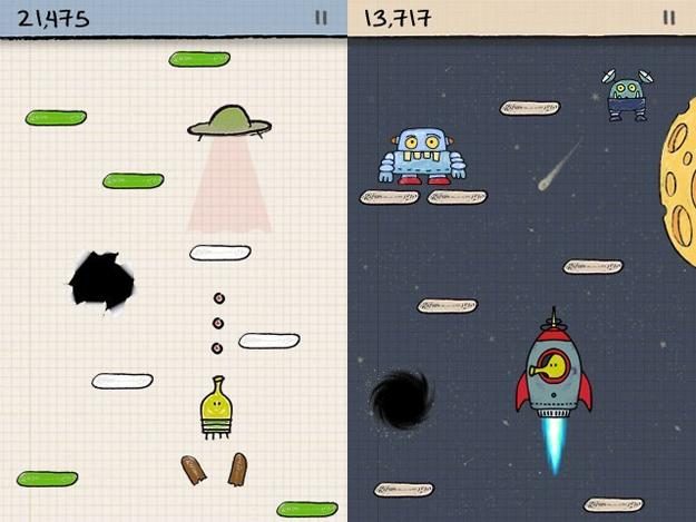 doodle jump screenshot kindle fire game app