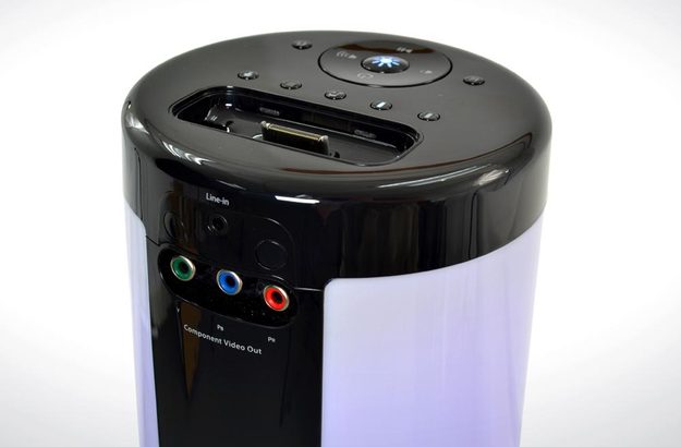 iHome iP76 LED ipod iphone dock rear inputs ipod iphone speaker dock