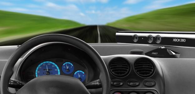 kinect in cars header motion control vehicle