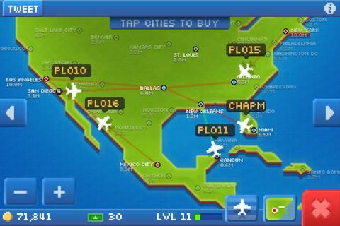pocket planes screenshot ipod iphone ios free game app