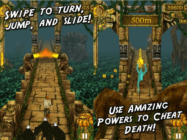 temple run screenshot kindle fire game