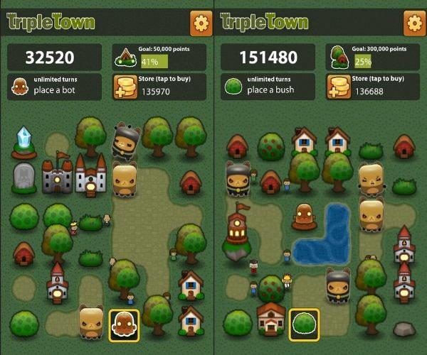 triple town kindle fire game app