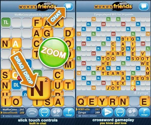 words with friends free screenshot scrabble kindle fire game app