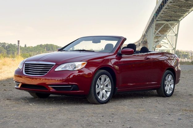 2012 Chrysler 200 Convertible review front side touring bridge