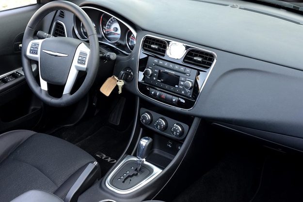 2012 Chrysler 200 Convertible review interior drivers seat touring