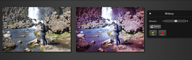 FX Photo Studio Pro filter effect compare