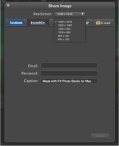 FX Photo Studio Pro for Mac Share
