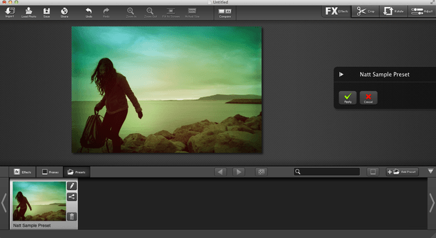 FX Photo Studio Pro for Mac preset