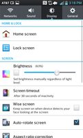 LG Optimus G review screenshot display settings android smartphone