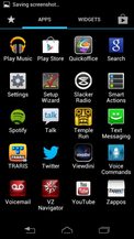 Motorola Droid RAZR M screenshot app grid
