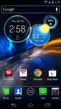 Motorola Droid Razr HD Review screenshot home android smartphone