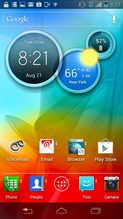 Motorola Photon Q 4G LTE Review screenshot home widgets android slider phone