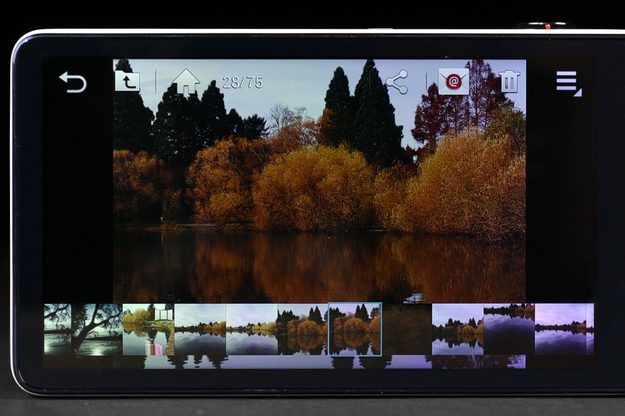 Samsung Galaxy Camera EK GC100 Review interface
