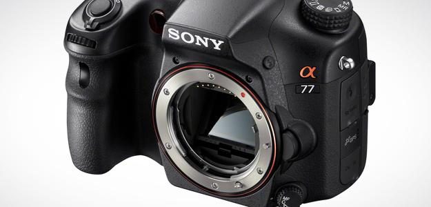 Sony Alpha SLT A77 review no lens dslr