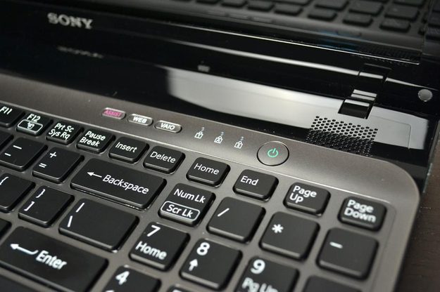 Sony Vaio E Series Review laptop power button windows notebook