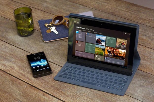 Sony Xperia Tablet S with keyboard cover