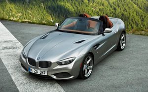 BMW Zagato Roadster front overhead view