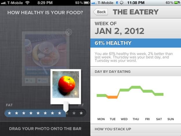 eatery app healthy food app ios ipod iphone ipad app store