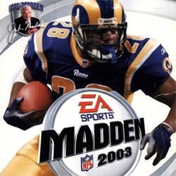 Marshall Faulk on the cover of Madden 2003.