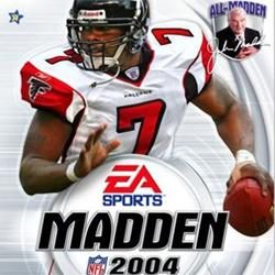 Michael Vick on the cover of Madden 2004