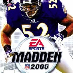 Ray Lewis on the cover of Madden 2005.