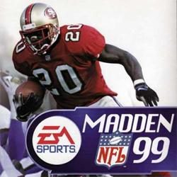 Garrison Hearst on the cover of Madden 1999.