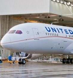 United Airlines Dreamliner