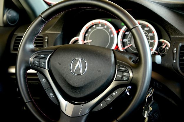 2012 Accura tsx interior steering wheel sedan review