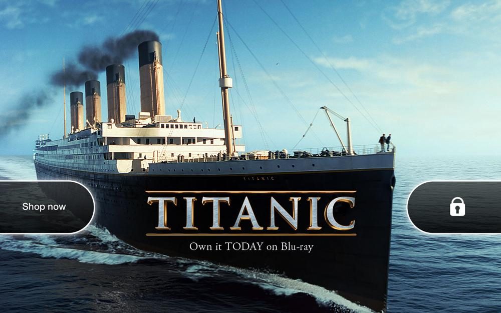 Amazon Kindle HD review screenshot titanic ad android tablet