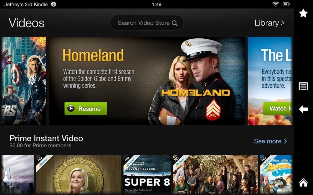 Amazon Kindle HD review screenshot videos android tablet