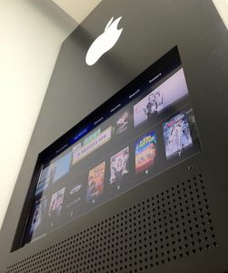 Apple office pillar