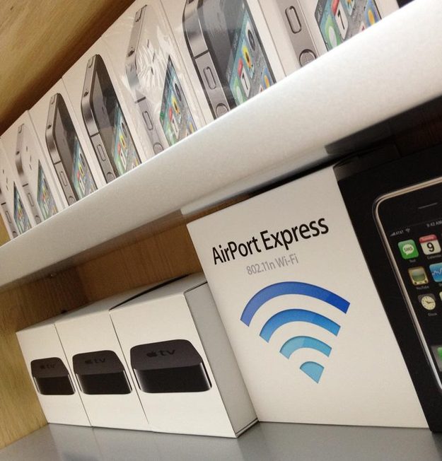 Apple office shelving