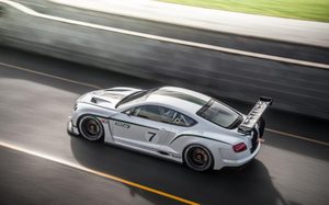 Bentley Continental GT3 concept overhead view