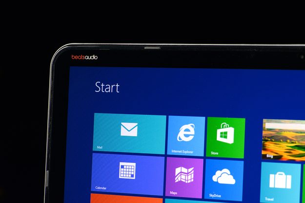 HP Envy Spectre XT Review left screen corner