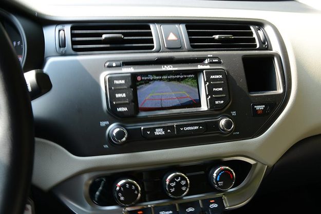 Kia Rio review interior backup camera 2012 compact