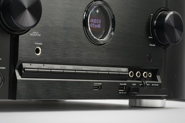 Marantz SR6007 AV receiver front controls