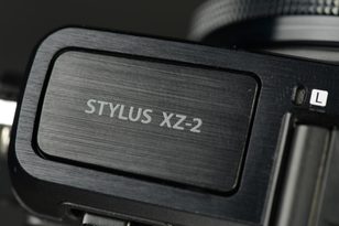 Olympus Stylus XZ 2 iHS Review digital camera top logo compact camera