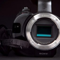 SONY NEX VG 30 Camcorder front no lens