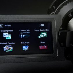 SONY NEX VG 30 Camcorder screen