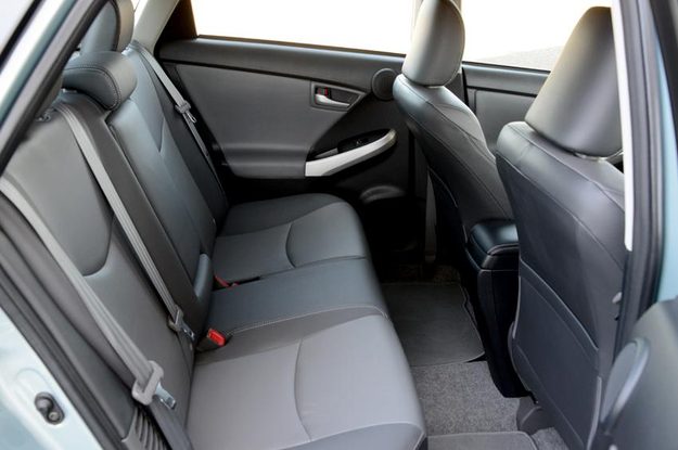 Toyota prius plugin interior back electric vehicle