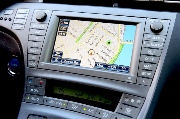Toyota prius plugin interior navigation maps