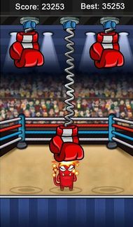 finger boxer nook screenshot nook tablet game app