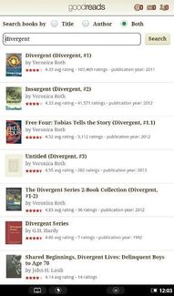 goodreads screenshot reading app nook tablet