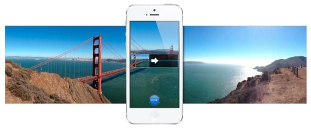iPhone 5 panorama mode